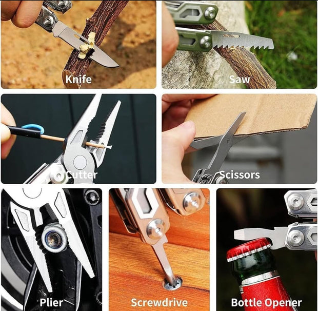 Upgraded 18 in 1 Multitool,Professional Stainless Steel