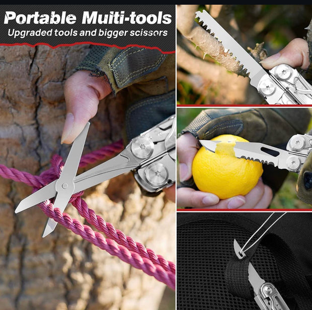 Upgraded 18 in 1 Multitool,Professional Stainless Steel