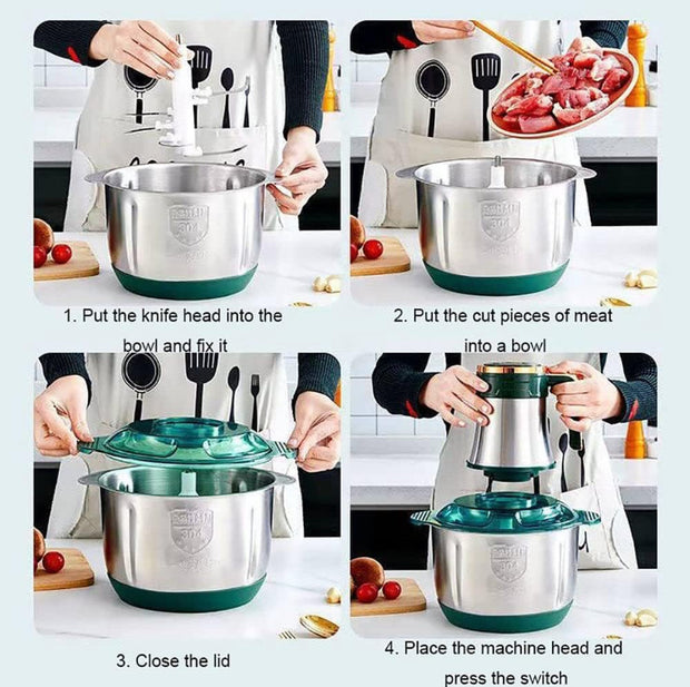Stainless Steel Food Chopper