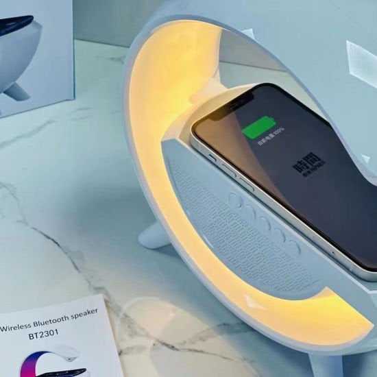 Digital Led Wireless Charger Speaker