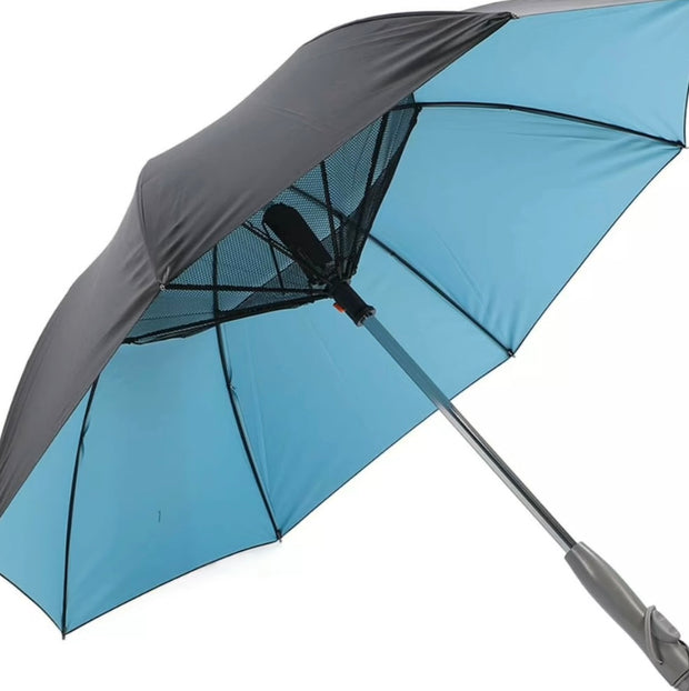 Long Handle Umbrella with Fan