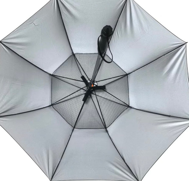 Long Handle Umbrella with Fan
