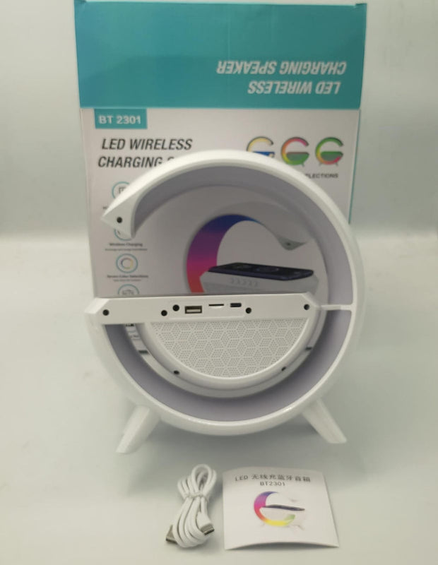 Digital Led Wireless Charger Speaker