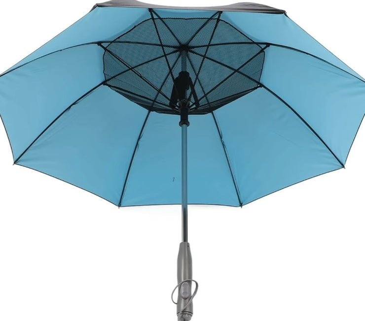 Long Handle Umbrella with Fan